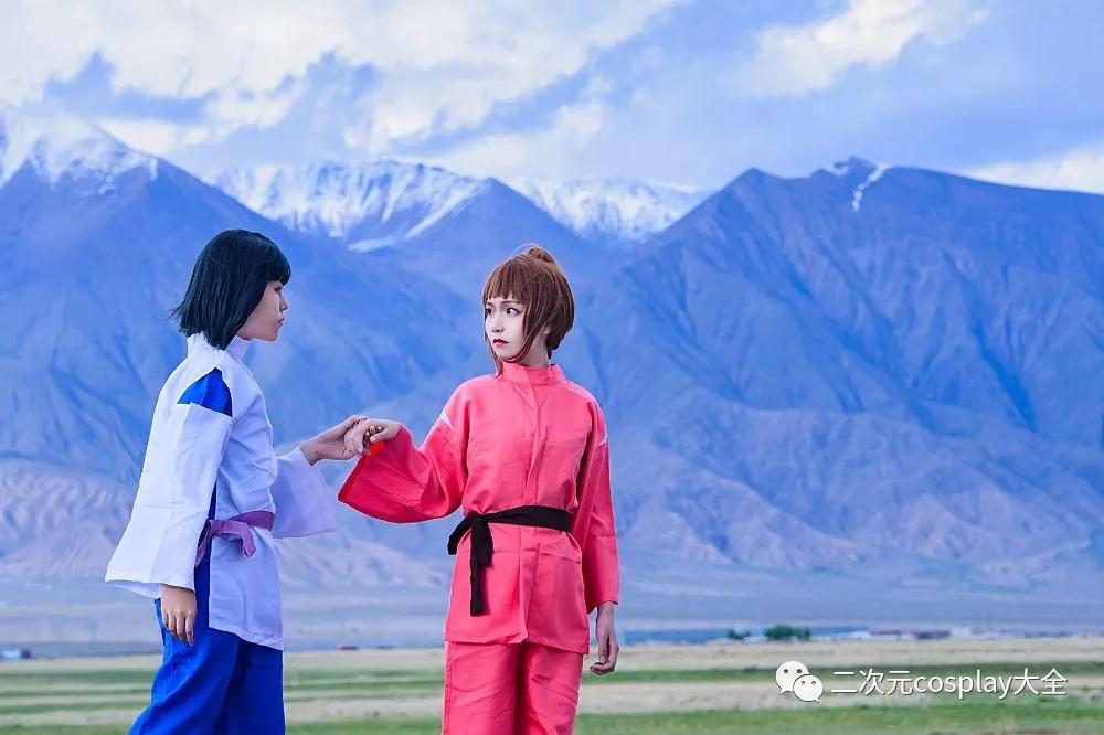 千与千寻琥珀川千寻cos青海湖敦煌一线这意境好美