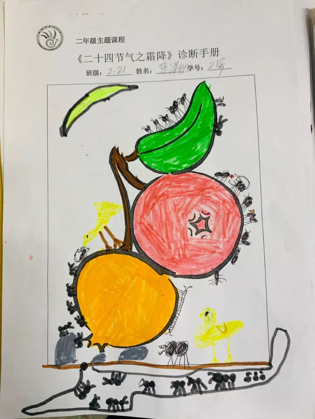 【梦想教室|年级主题项目学习】二十四节气课程之霜降