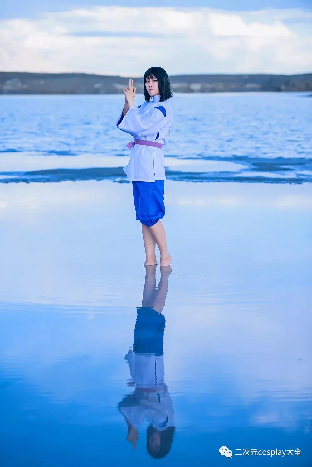 千与千寻琥珀川千寻cos青海湖敦煌一线这意境好美