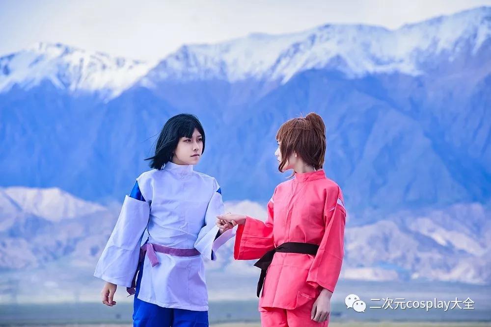 千与千寻琥珀川千寻cos青海湖敦煌一线这意境好美