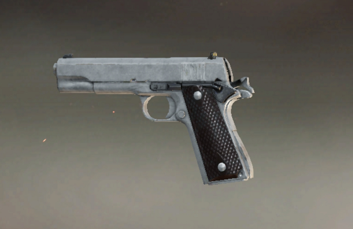 第一款p1911手枪,这把枪的单发射击威力比较强势,是