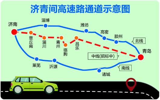 青岛交通大飞跃平度至西海岸将添一条高速明董高速明年开工