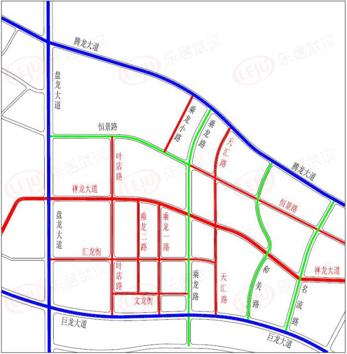 黄陂区盘龙城道路命名已公示 楼盘旁新路名了解一下