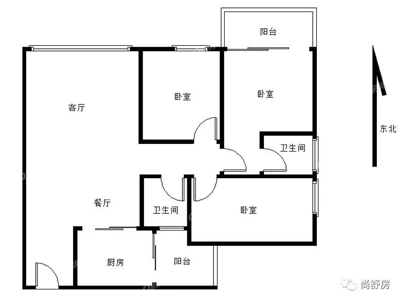 南山·三房·765万| 信和自由广场 98m05_户型