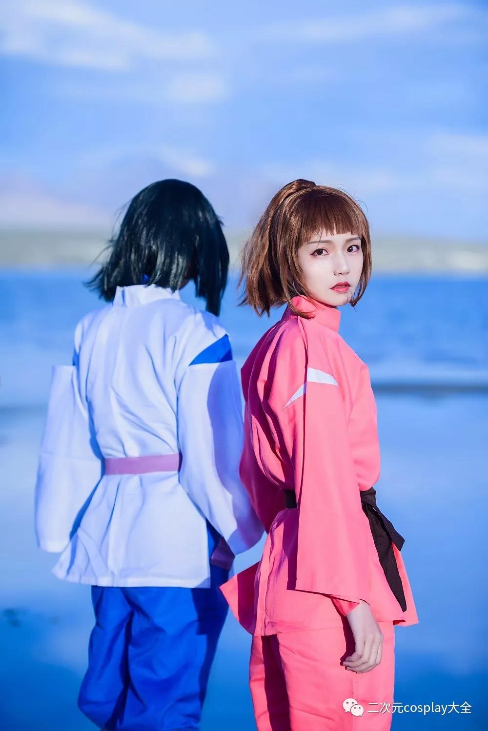 千与千寻琥珀川千寻cos青海湖敦煌一线这意境好美