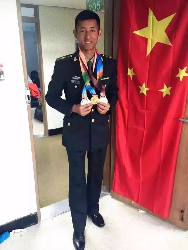 潘玉程2017年8月在厄瓜多尔举行的第64届军事五项世界锦标赛勇夺个人