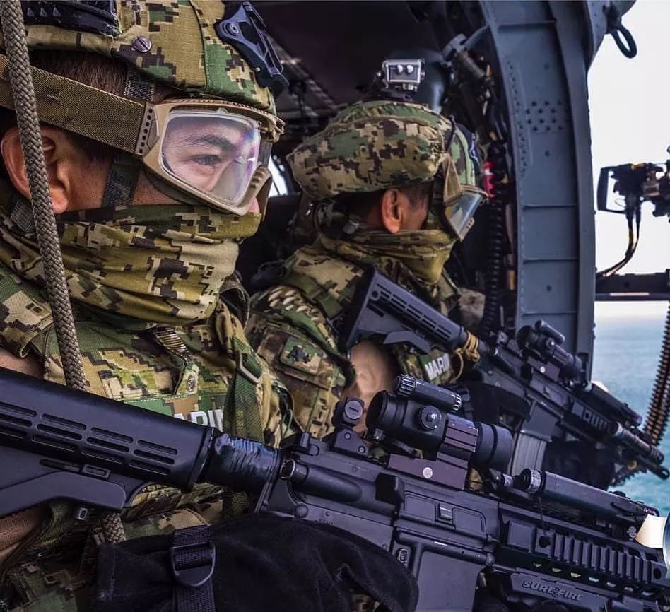 墨西哥海军陆战队图集连毒贩都干不动的国家简直奇葩