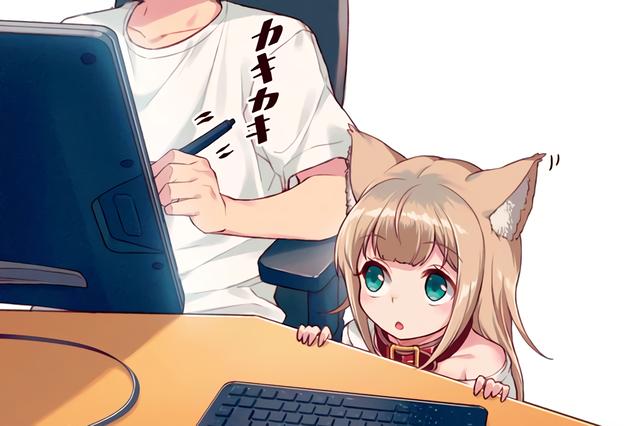 原创可爱喵娘插画在推特爆红看完后有种想要换掉家里橘猫的冲动