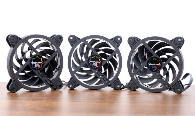 电铠幻彩风暴argb风扇来了,声音控制灯光?这黑科技太带感了