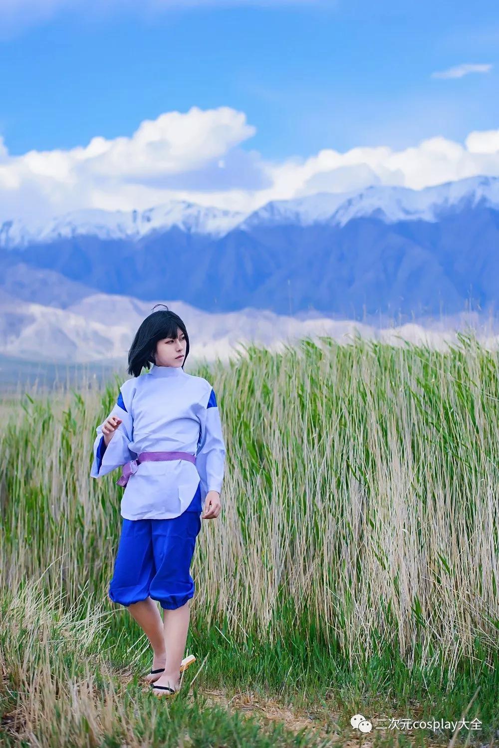 千与千寻琥珀川千寻cos青海湖敦煌一线这意境好美