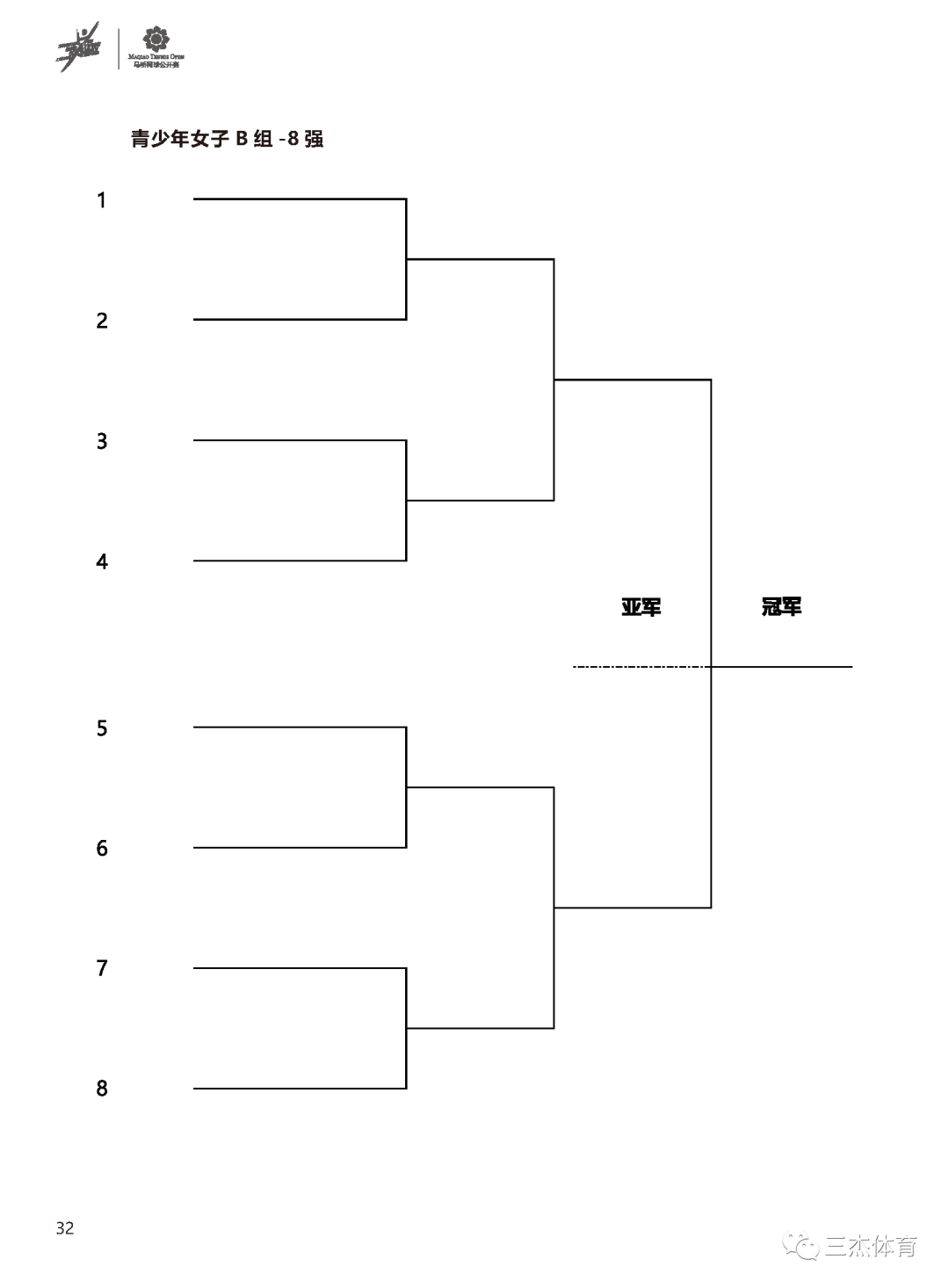 马桥网球公开赛暨网球联赛年终总决赛 | 青少年&成人单项赛签表公布