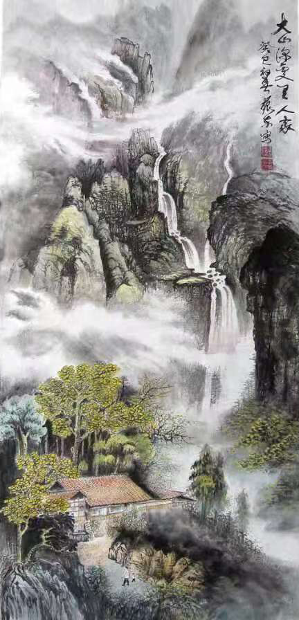 胸有沟壑绘豪情,随云笔底有江山——记中国实力派山水画家李振东