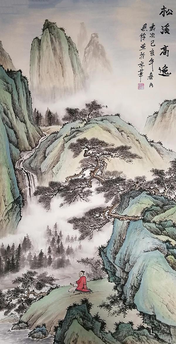 画家陆思伶大气磅礴丰富多彩活灵活现