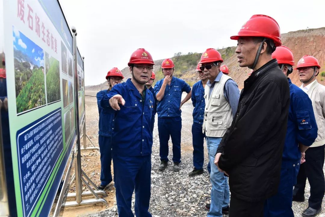 生态环境厅联合委托,对城门山铜矿进行绿色矿山评估验收