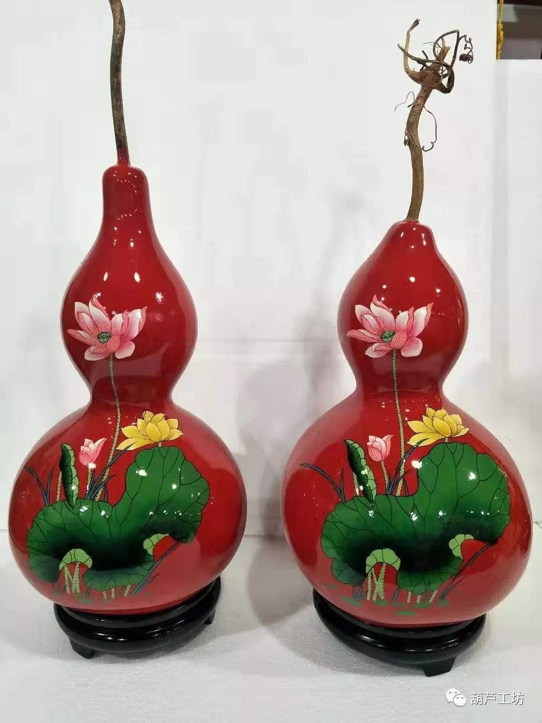 瓷漆艺术葫芦欣赏