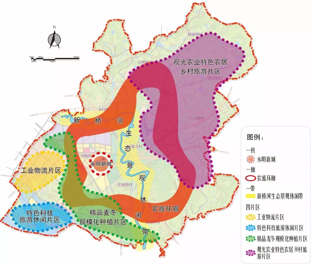 三台县西平古镇规划图片
