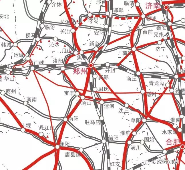 河南铁路地图高清版图片