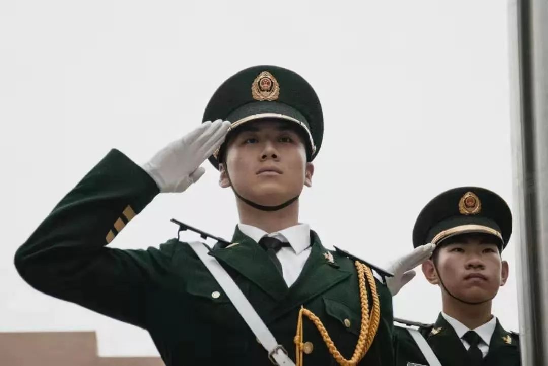 nwu高颜值国旗护卫队,守护国旗,守护荣誉!