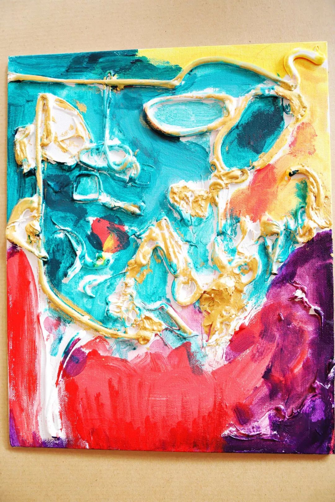 美工教室 | 装饰画,玩转沥粉!