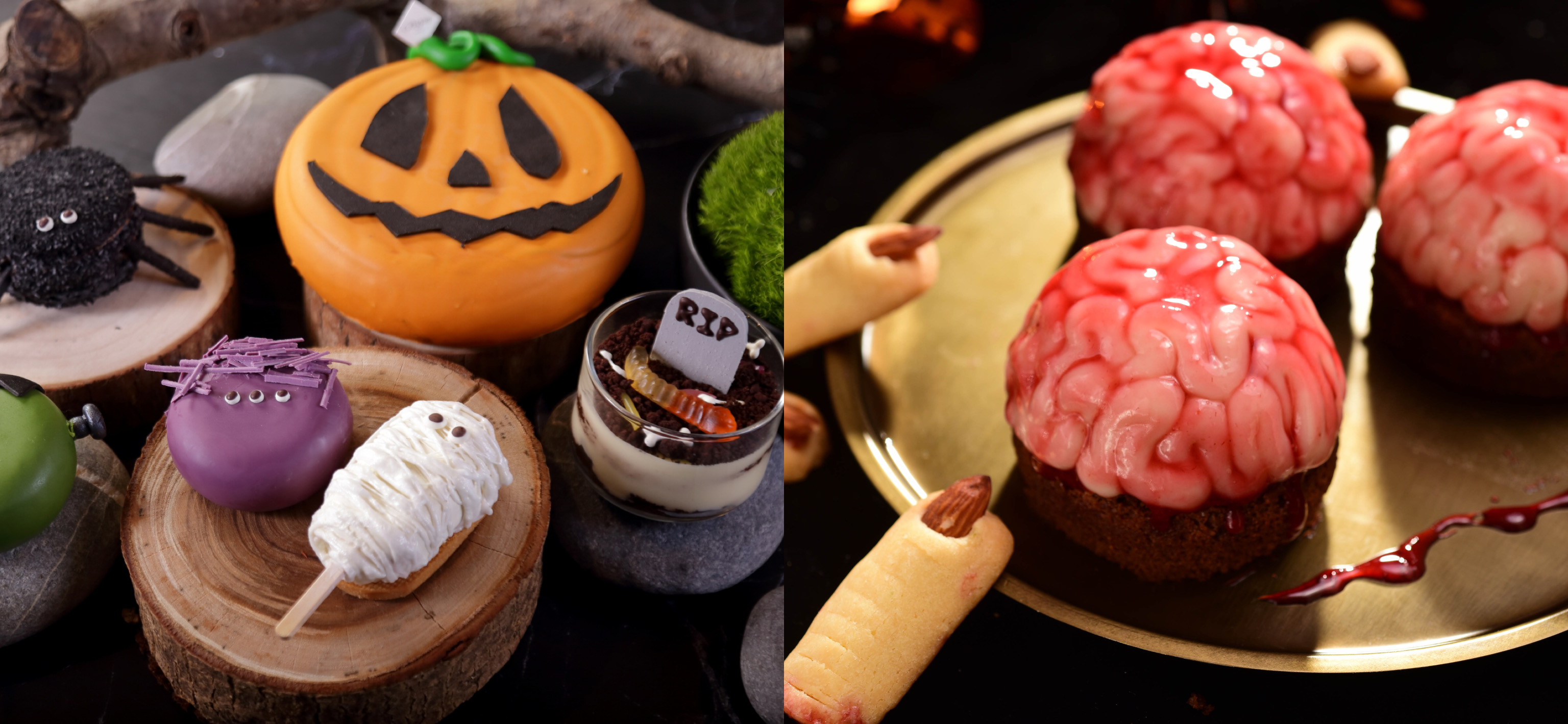 万圣节派对特搜5家暗黑系餐厅眼球巧克力人脑蛋糕墓碑奶酥就是要搞怪