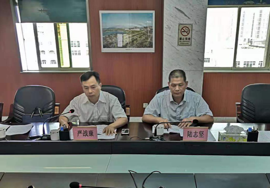 严战康局长,陆志坚副局长提出督查工作要求和建议区交通运输局局长黄