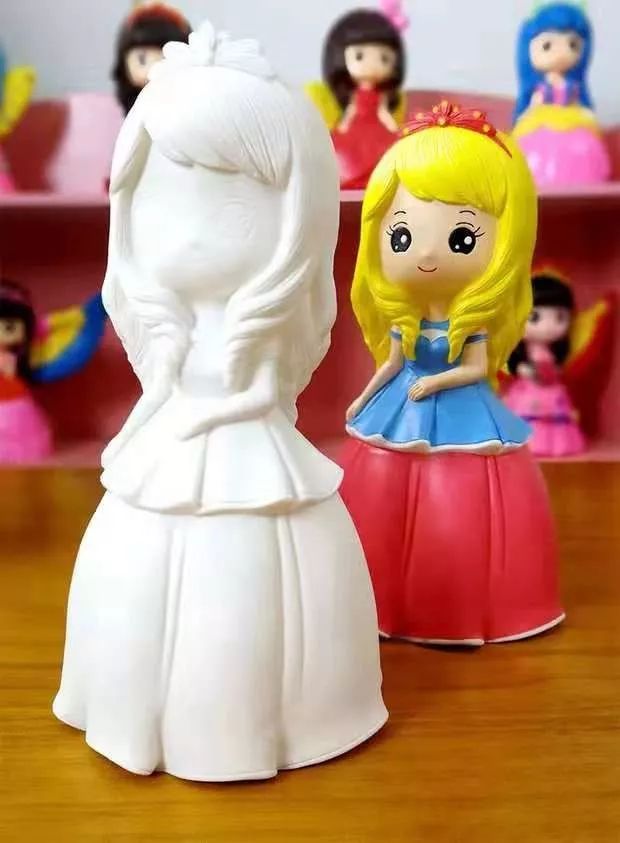 小手工大创意搪胶娃娃彩绘diy活动来袭描摹孩子的童画世界