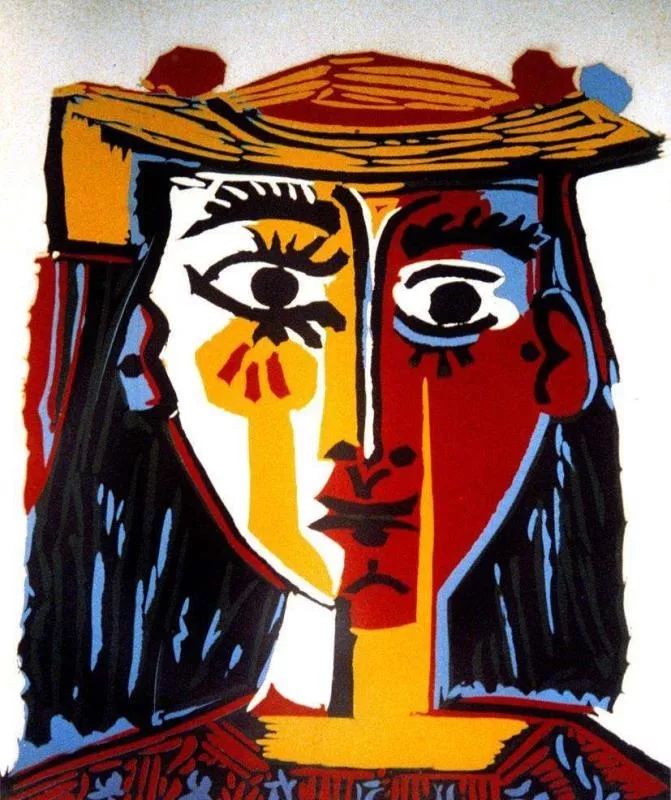 1972年,毕加索作品《最后的自画像》