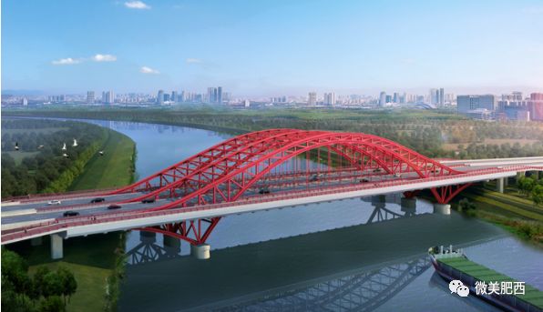 与新g206相交,是连接合肥高新区,政务区,经开区和肥西县的城市快速路
