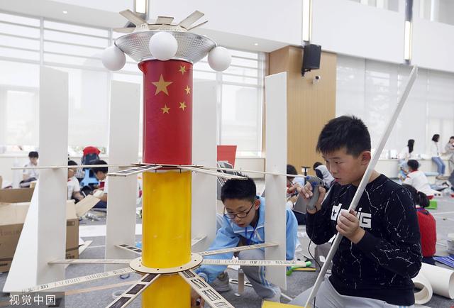 杭州中小学生脑洞大开设计未来航天器