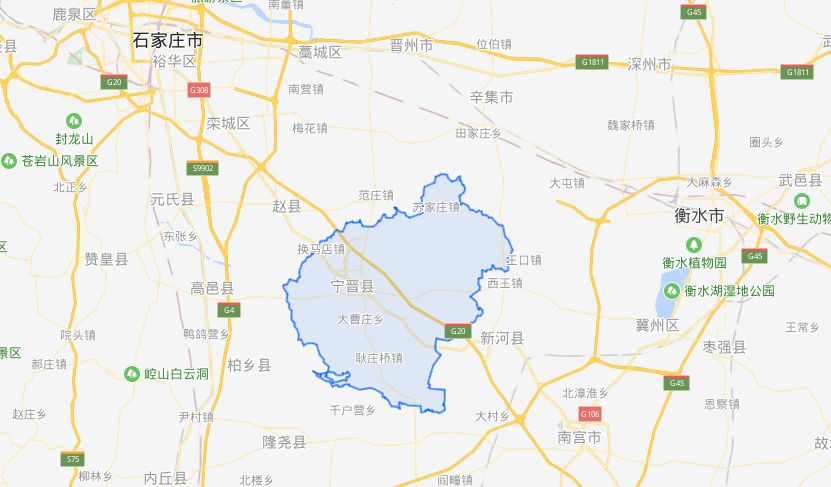 宁晋县地图高清全图宁图片