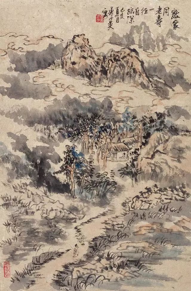 艺术世界中国青年美术家协会常务理事吴子英山水画作品欣赏