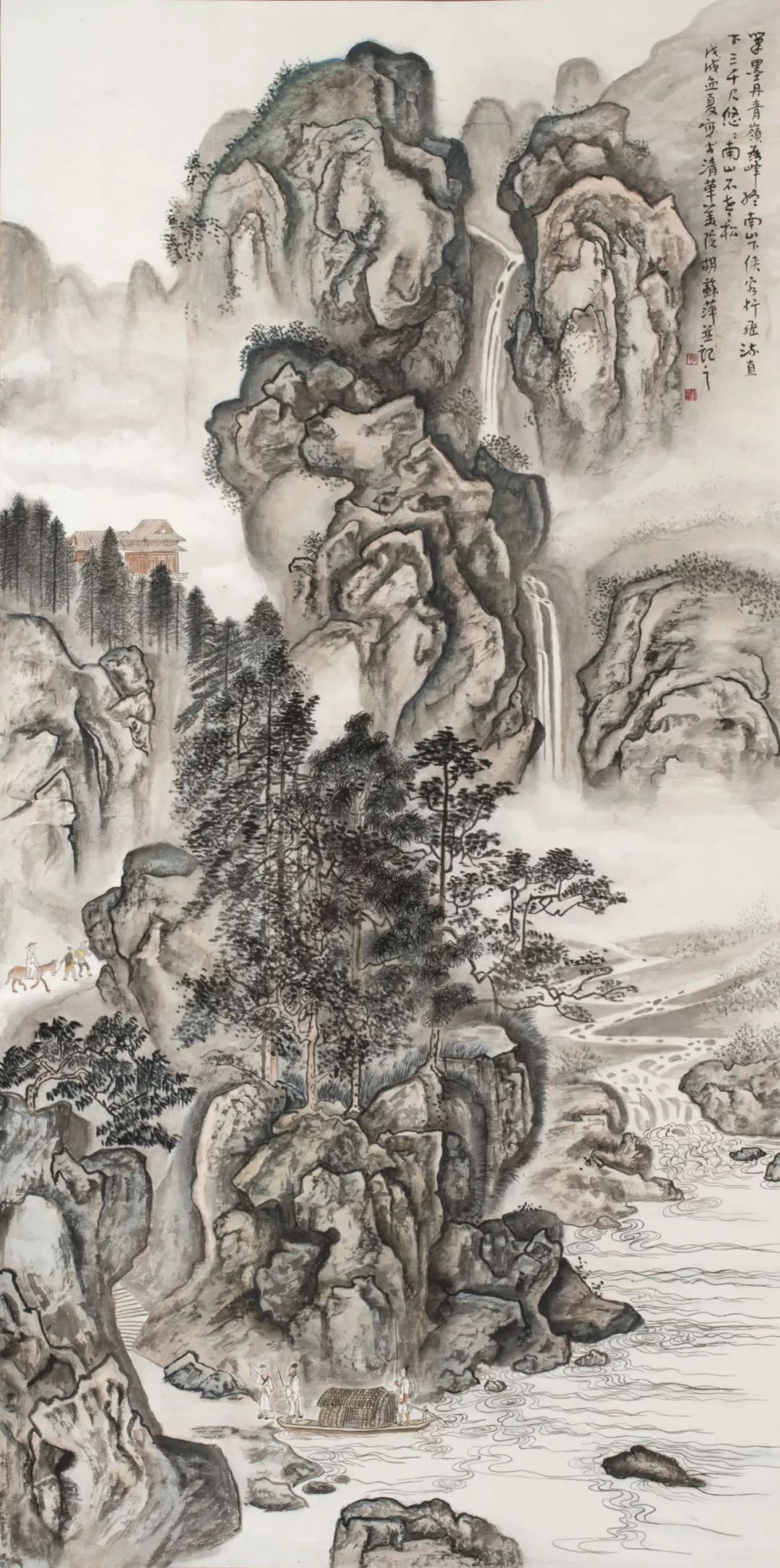 闫焕然北宗山水画集,何延北宗山水画集_大山谷图库