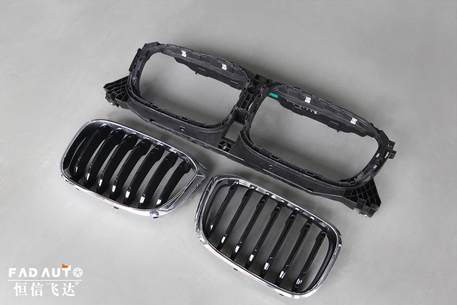 宝马x3改装双肾式主动进气格栅体现宝马霸气前脸