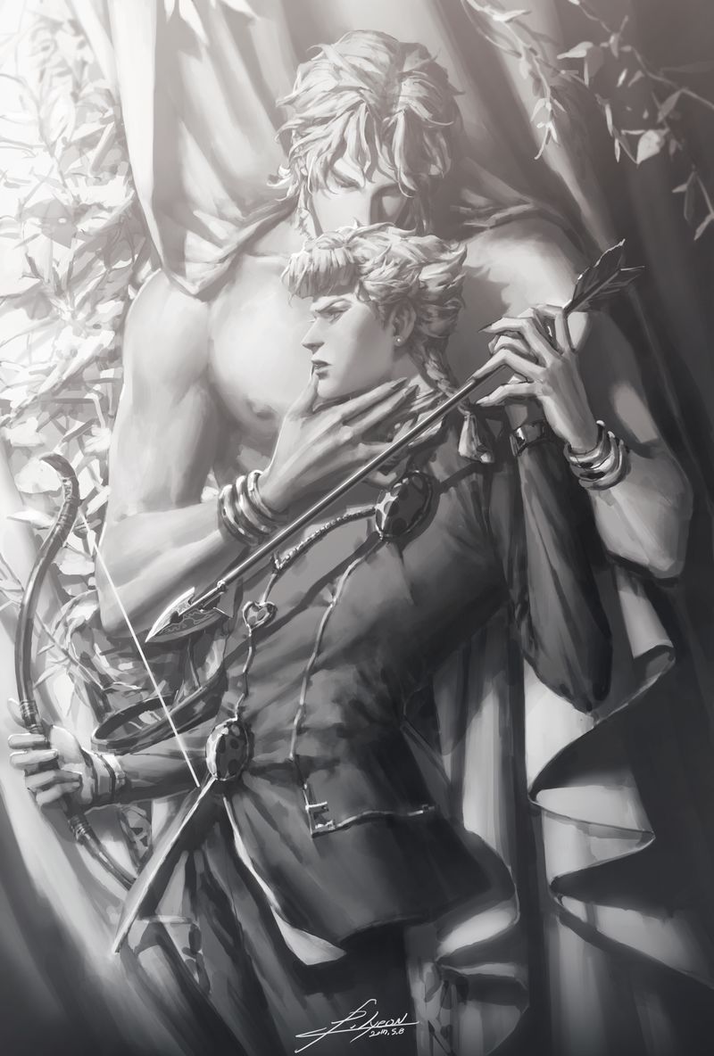 繁复而不凌乱的线稿_作品