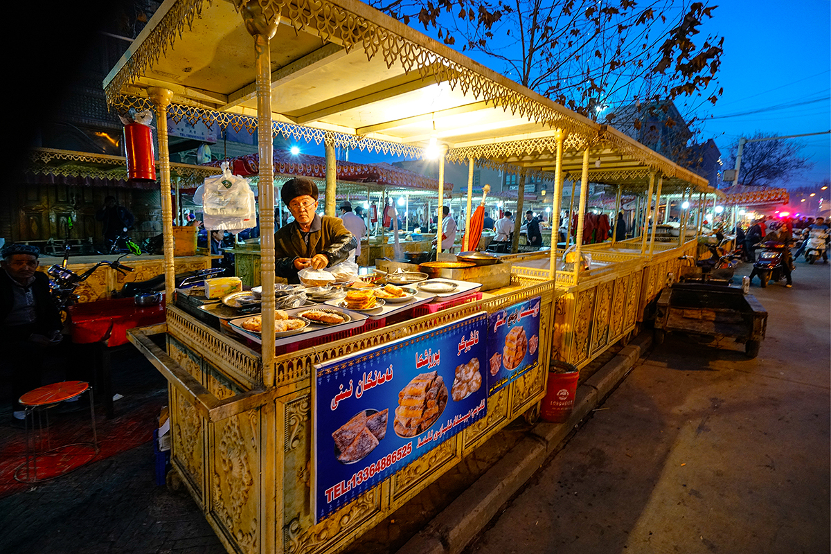 新疆夜市图片高清图片