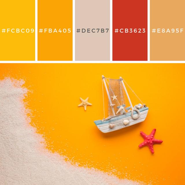 一组优美的配色方案!拯救"色彩慌"