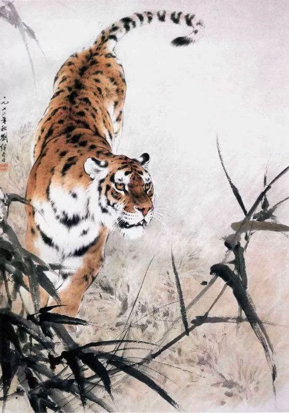 刘继卣:如何画老虎_日本