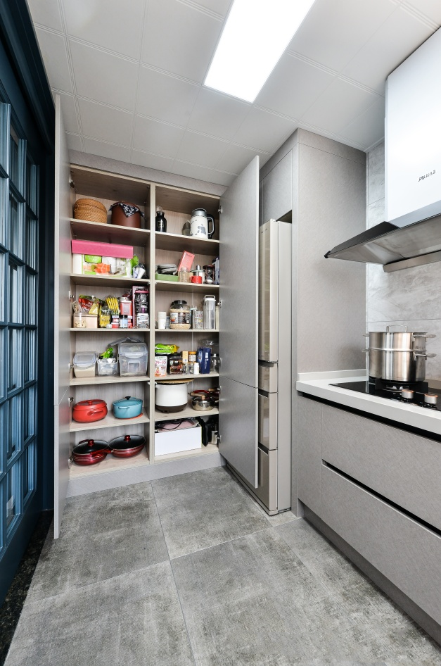 150㎡三代五口之家阳台变西厨创意够nice