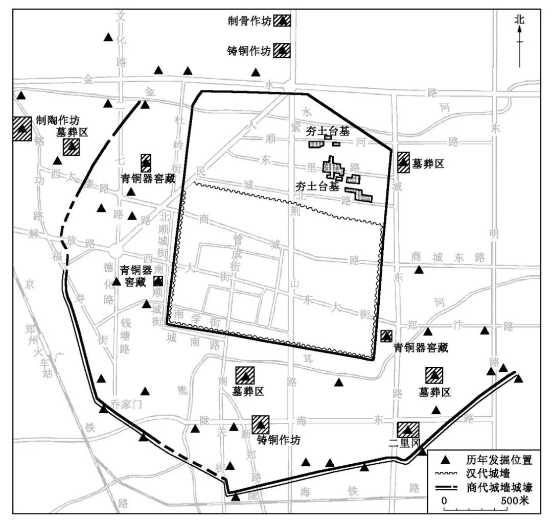 郑州商城平面图图片