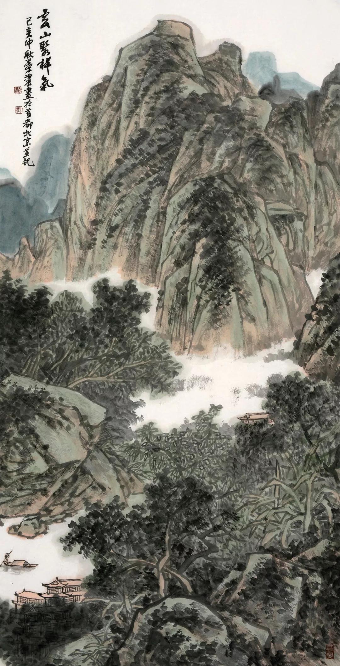 画廊推荐画家叶浓知中融西别有新境