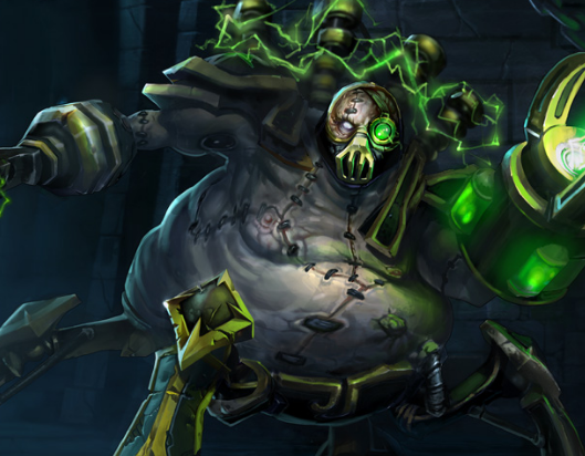 英雄联盟中的4大光头,3个很受欢迎,而他却常年坐冷板凳_加特