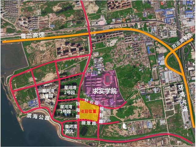 流亭街道女姑山以西,环路以南,怡海路以东,属于流亭街道东西山片区,北