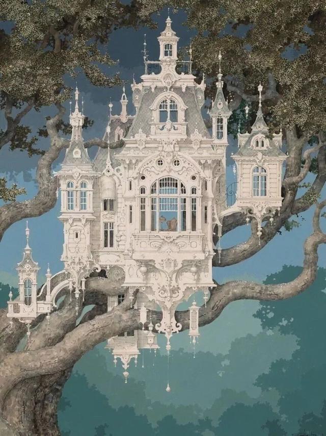 他们把宫崎骏的天空之城搬到婚礼现场实在太美