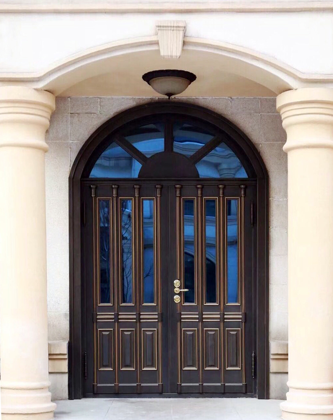 铜门,随意修饰,也可以体现"高级感"