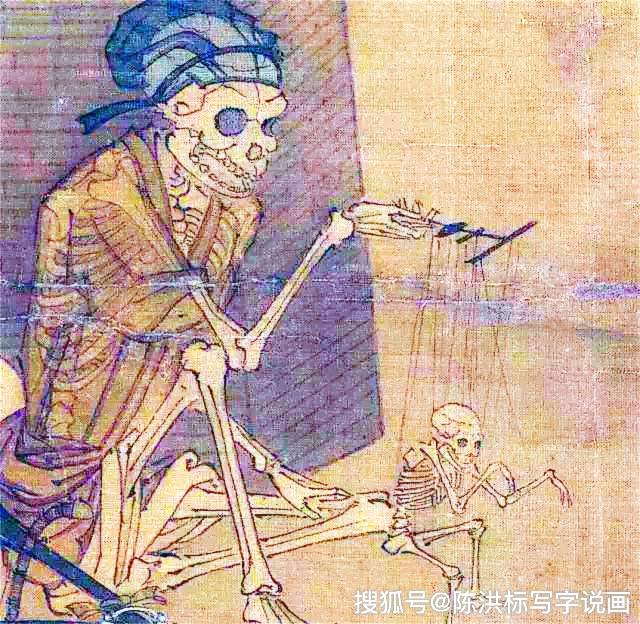 故宫一幅鬼画成千古之谜,放大20倍诡异又可怕,网友:我们被耍了_李嵩