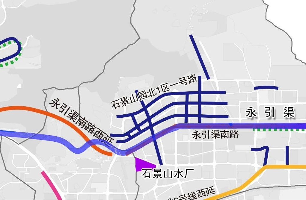 建中),与高井规划一路,永引渠南路西延等多条路网连接城市各个干道