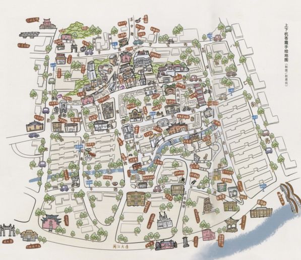 水陆相连的江畔街区台江上下杭不同于三坊七巷的规整格局,◆◆不一样