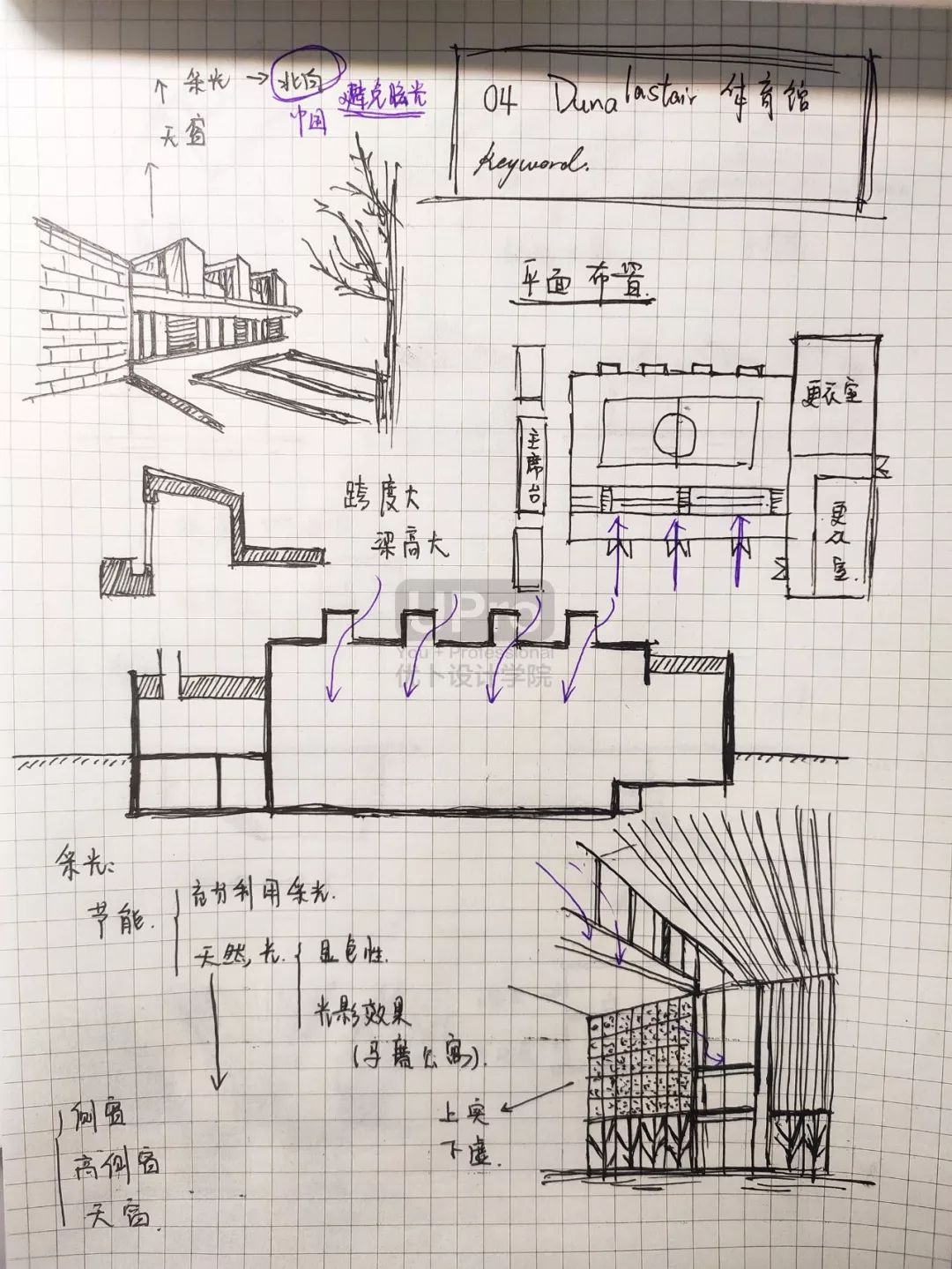 案例抄绘07| dunalastair 学校体育馆_建筑