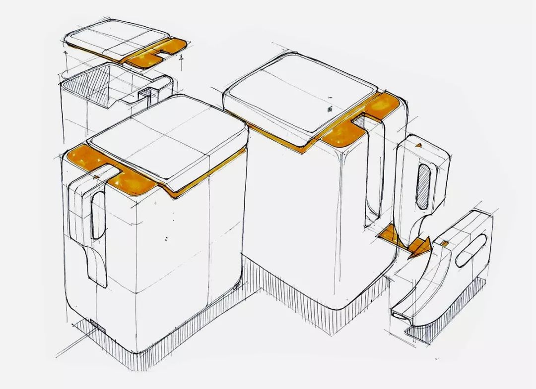 这样的产品设计手绘草图更受欢迎新易设计坊