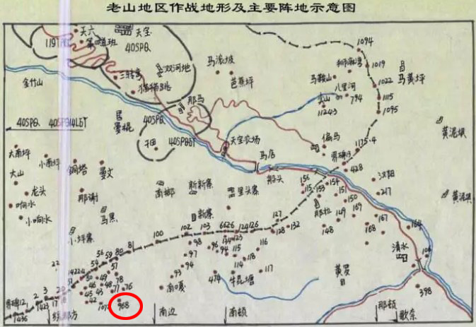 老山662.6地形图图片